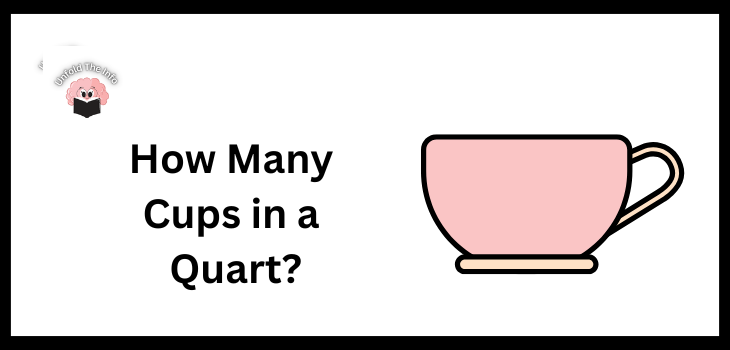 How Many Cups in a Quart